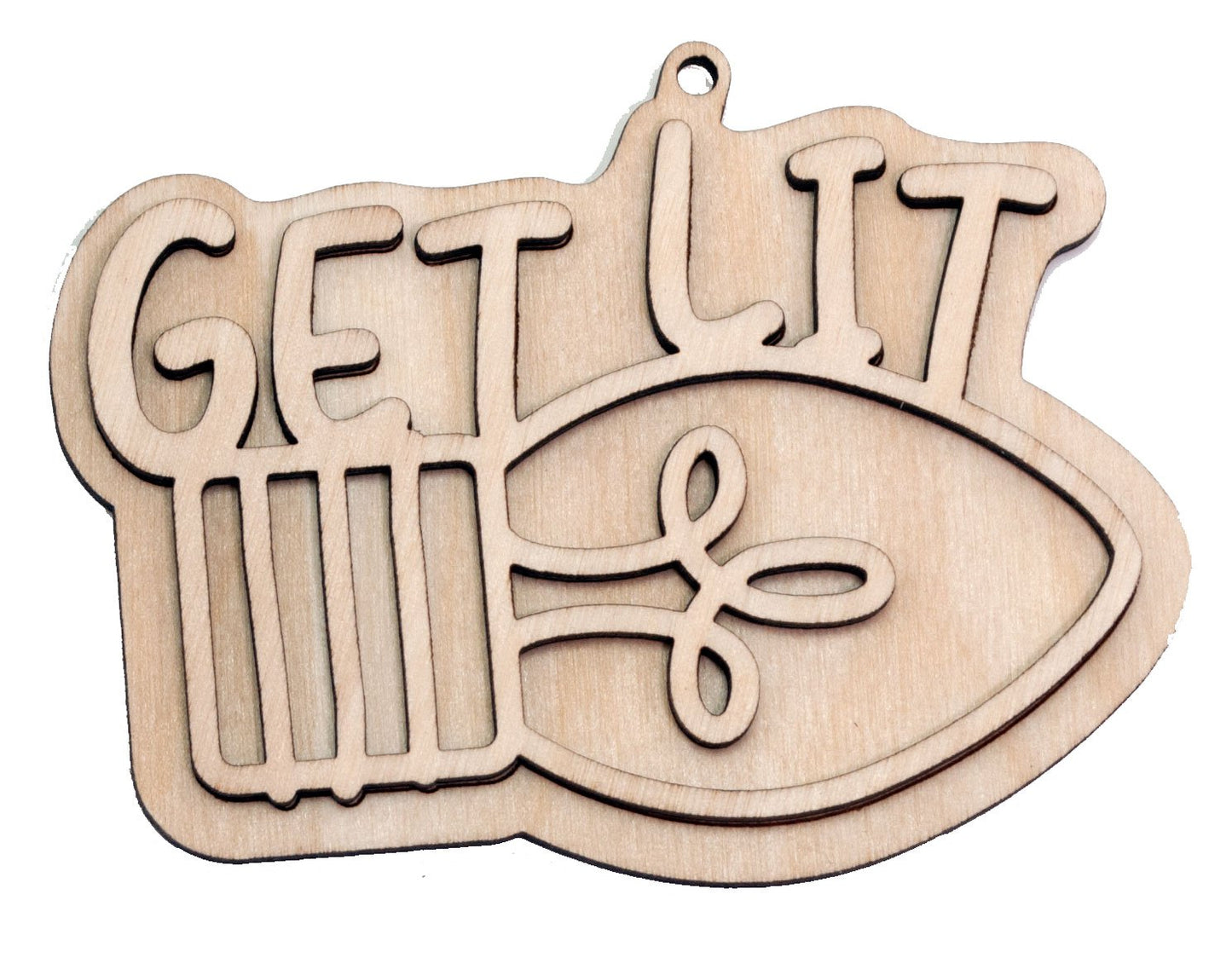 "Get Lit" Naughy Ornament - Bucktooth Designs
