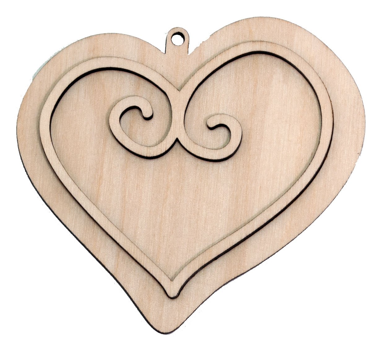 "Heart" Ornament - Bucktooth Designs