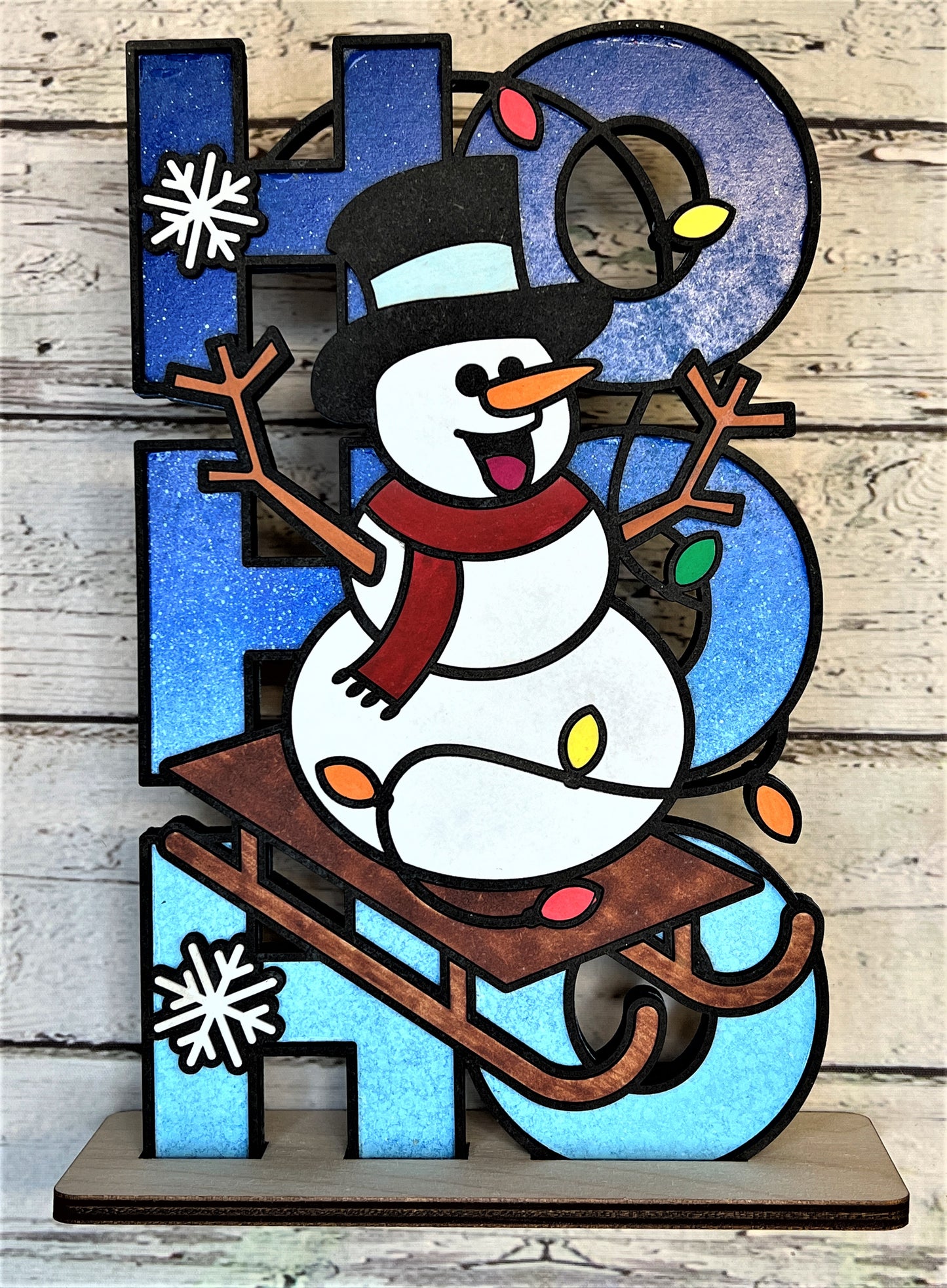 HOHOHO Frosty the Snowman shelf sitter