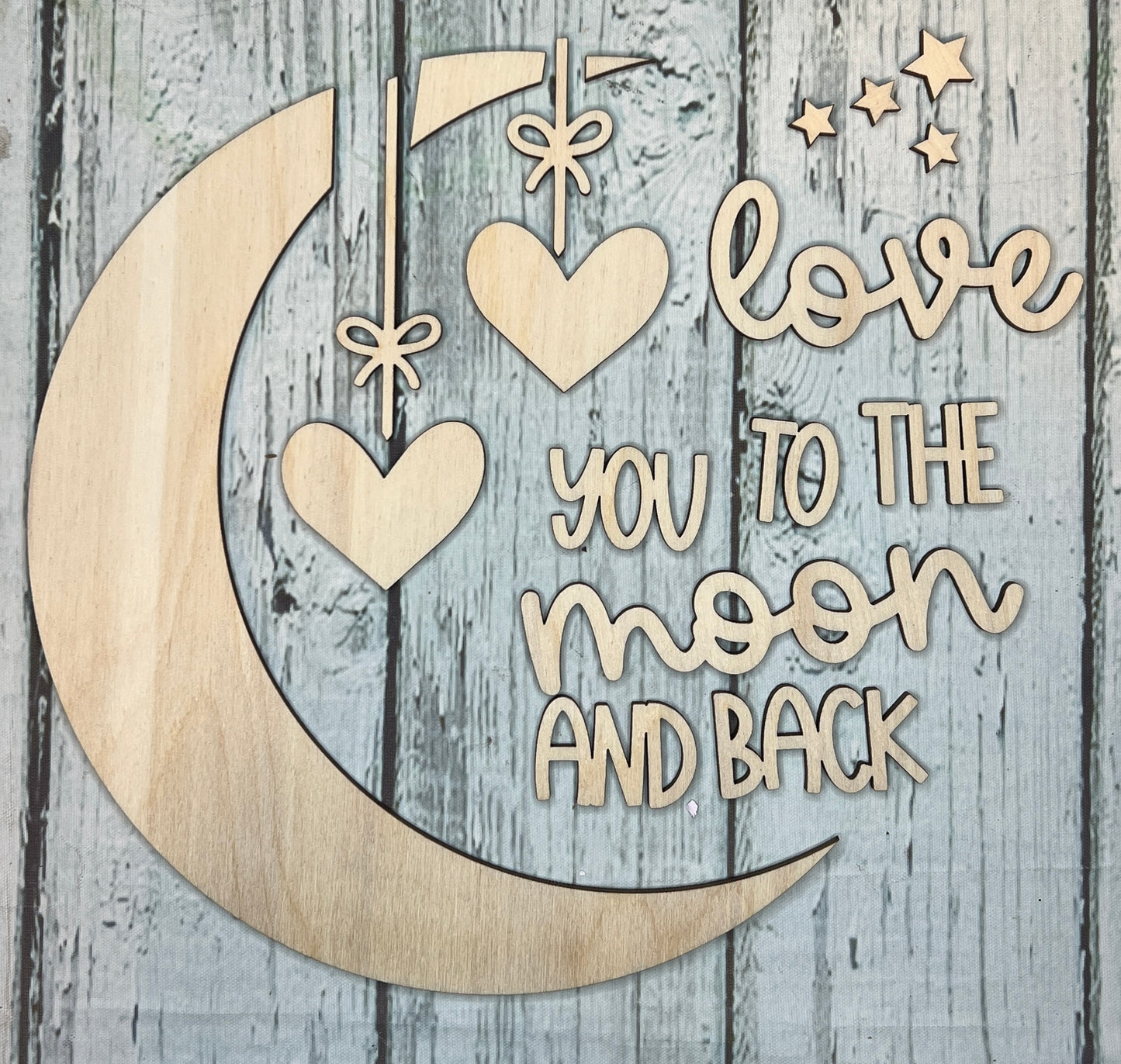 Love you to the Moon and Back round