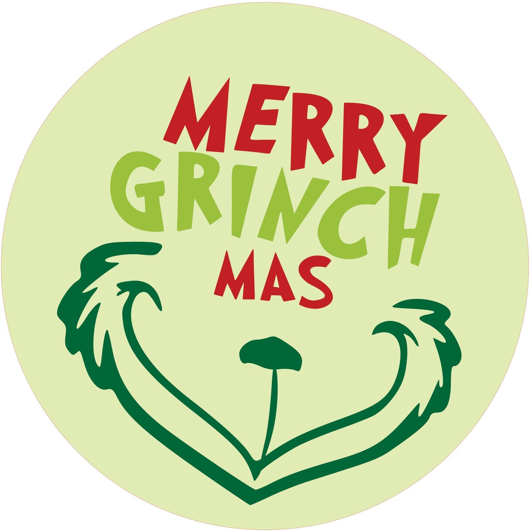 Merry Grichmas Round Package - Bucktooth Designs