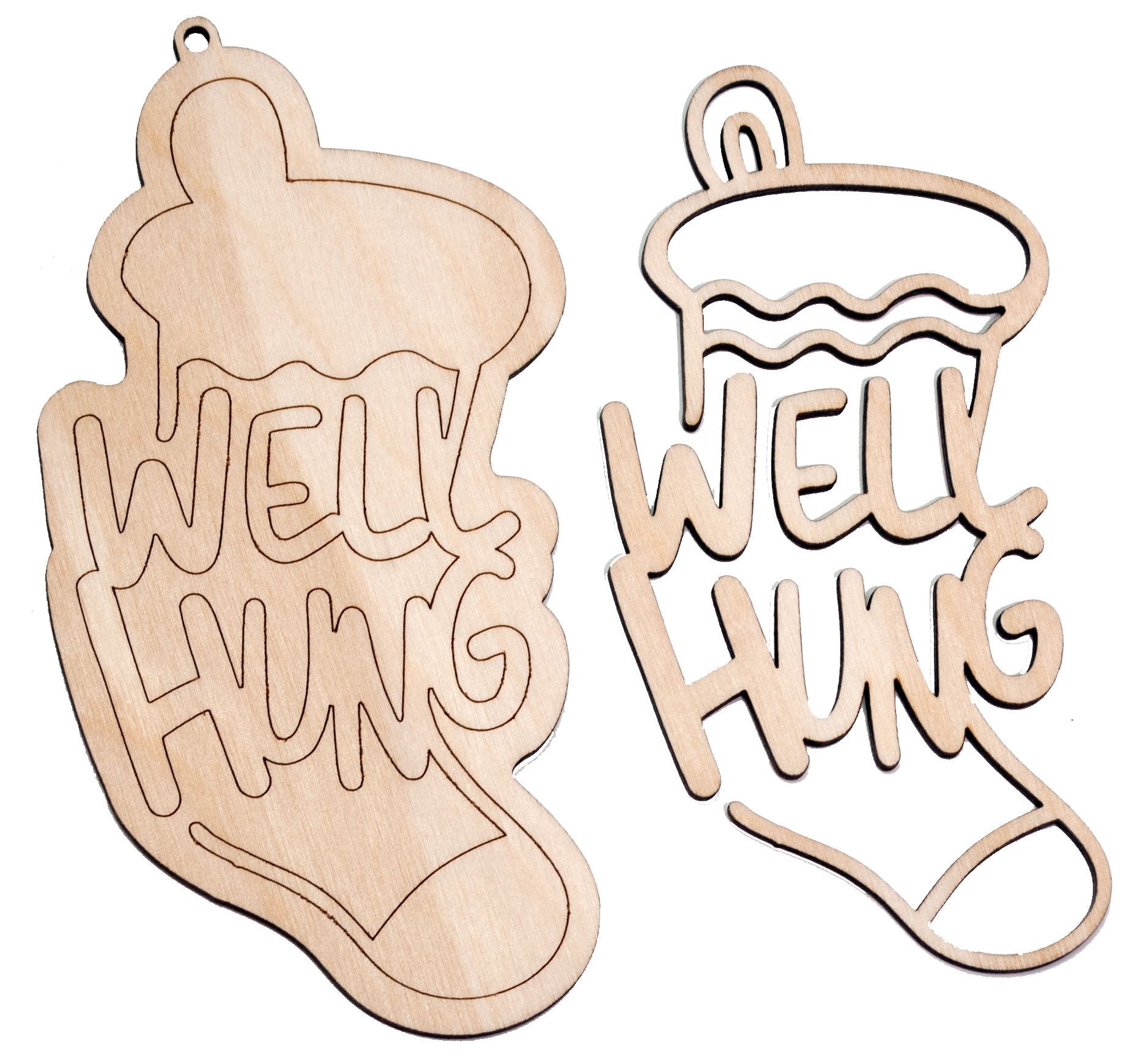 "Well Hung" Naughty Ornament - Bucktooth Designs