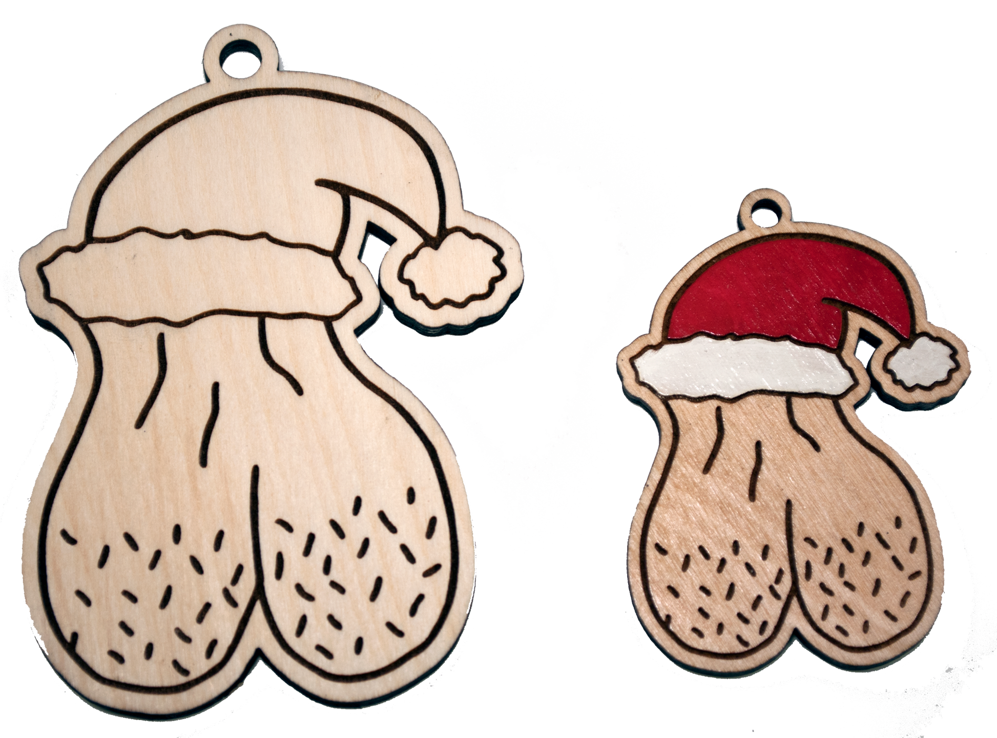 Naughty Christmas ornament - Balls - Bucktooth Designs