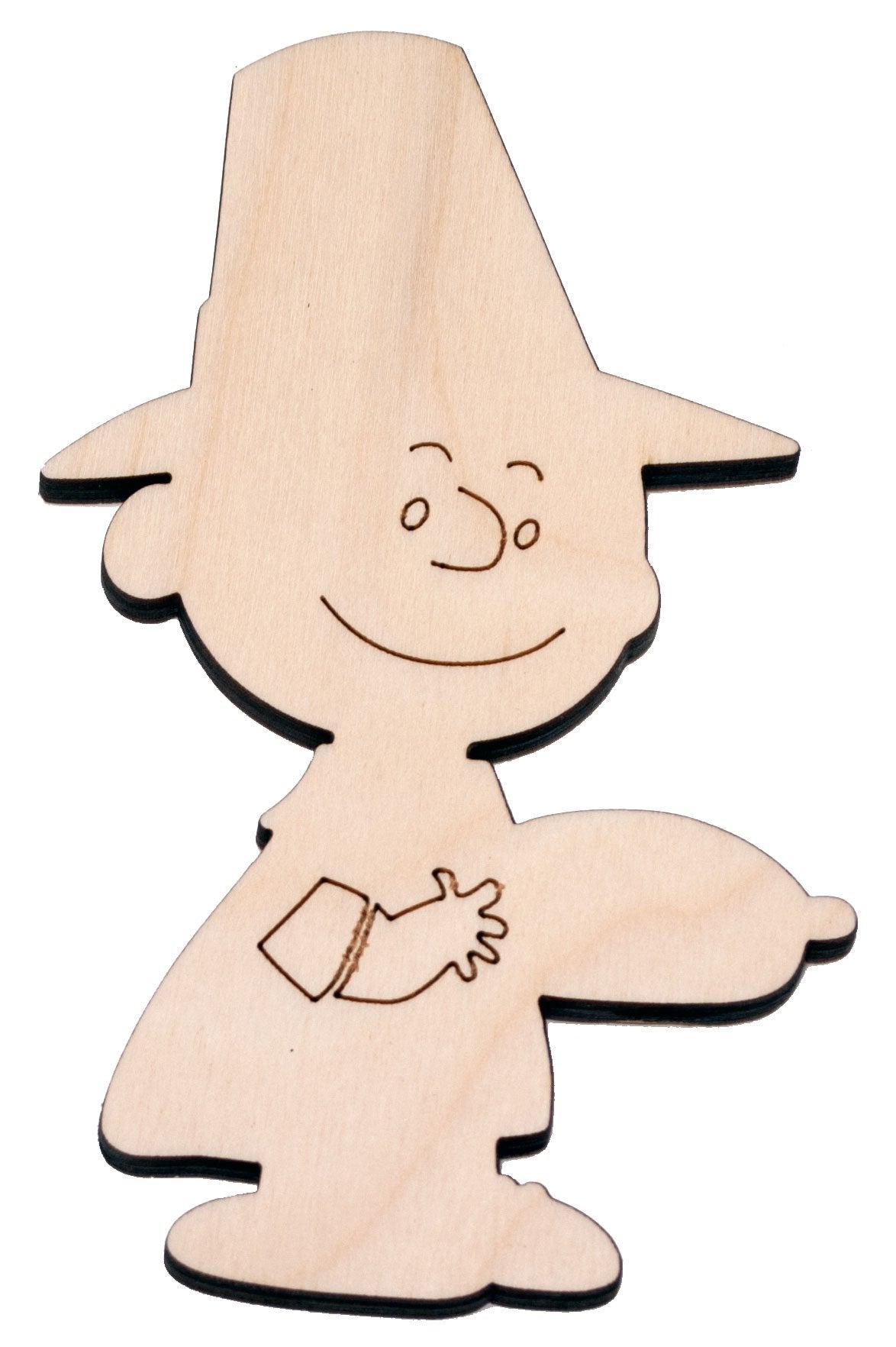 Charlie Brown with Pie cutout - Bucktooth Designs