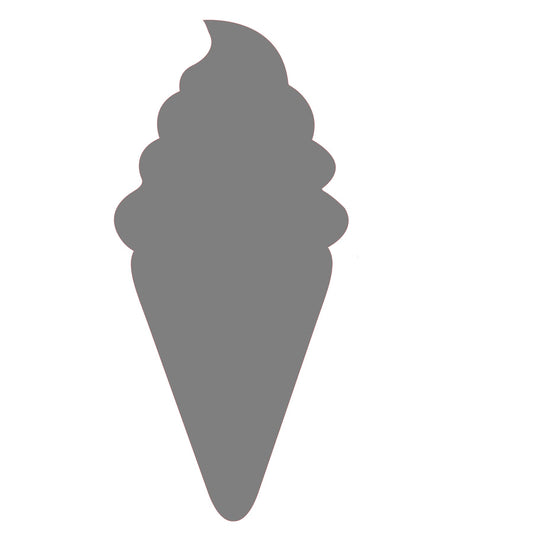 Swirled Ice Cream Cone