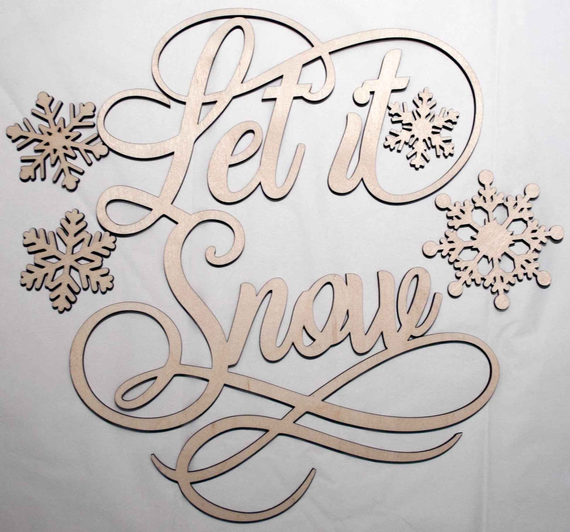 Let it Snow round package - Bucktooth Designs