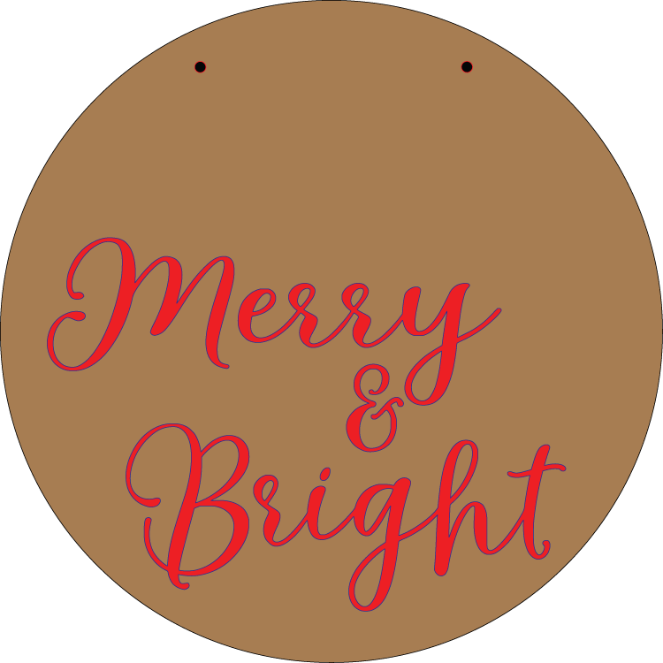 Merry & Bright Round Package - Bucktooth Designs