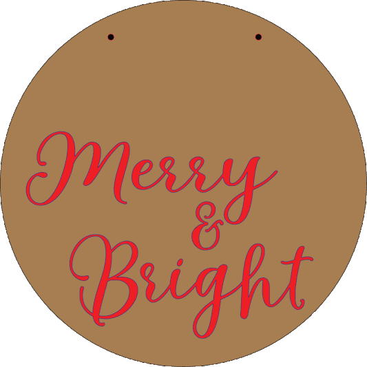Merry & Bright Round Package - Bucktooth Designs