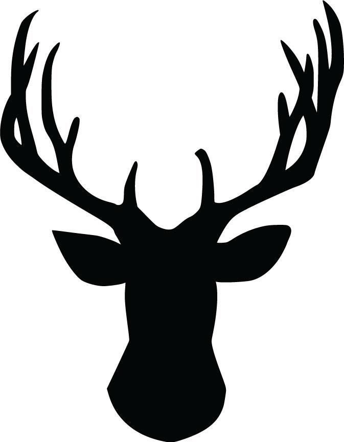 Reindeer or buck outline 1 - Bucktooth Designs