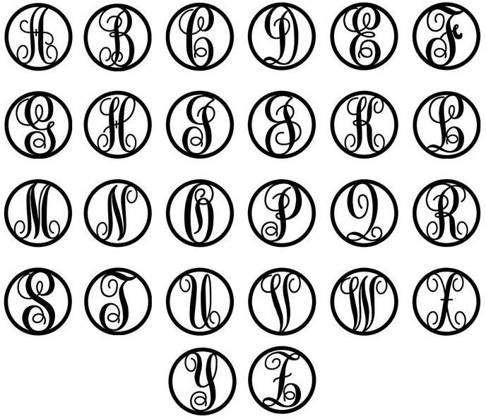 Single Letter Monogram - Bucktooth Designs