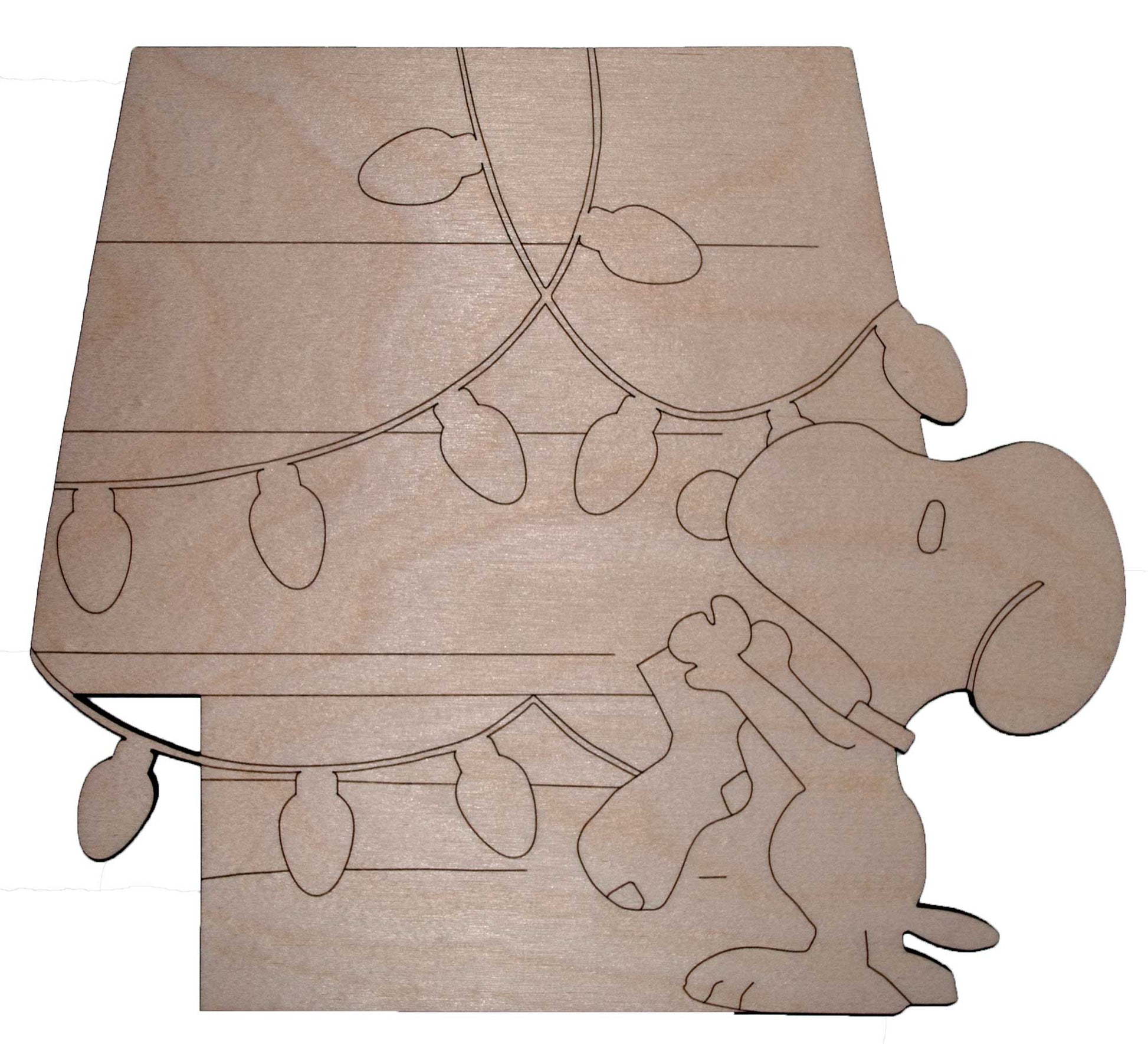 Snoopy Decorating Dog House 1 - Bucktooth Designs